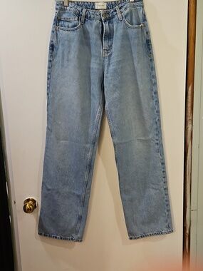 Frame Denim Light Blue Relaxed Fit Jeans